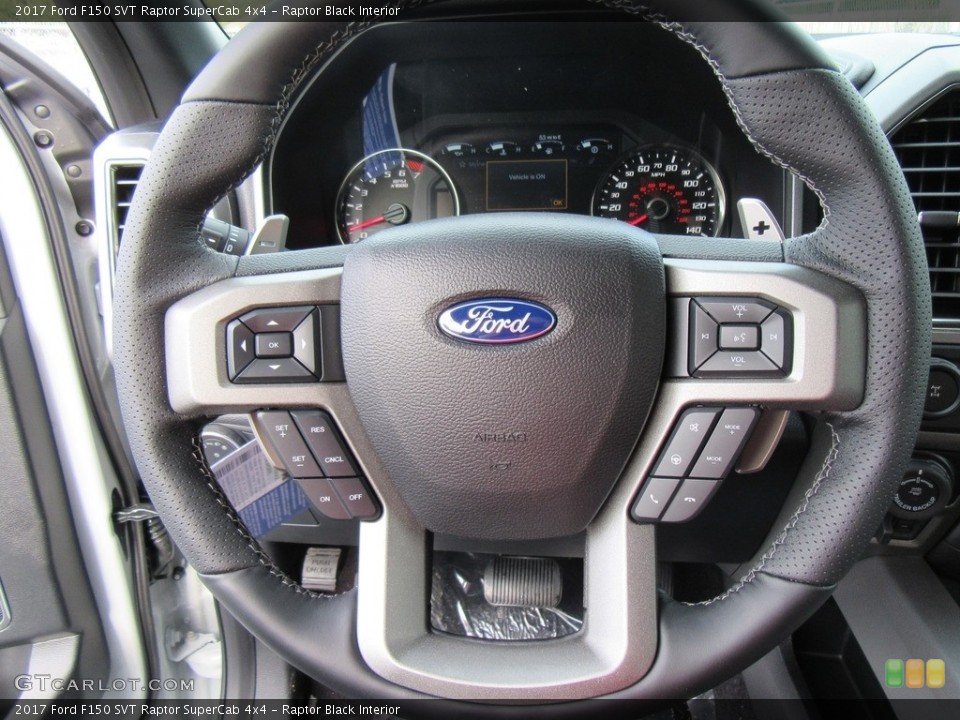 Raptor Black Interior Steering Wheel for the 2017 Ford F150 SVT Raptor SuperCab 4x4 #118068974