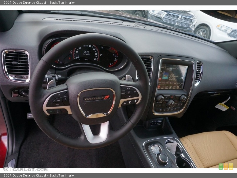 Black/Tan Interior Dashboard for the 2017 Dodge Durango Citadel #118069029