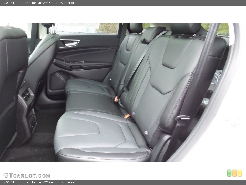 Ebony Interior Rear Seat for the 2017 Ford Edge Titanium AWD #118076502
