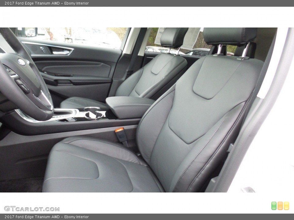 Ebony Interior Front Seat for the 2017 Ford Edge Titanium AWD #118076541