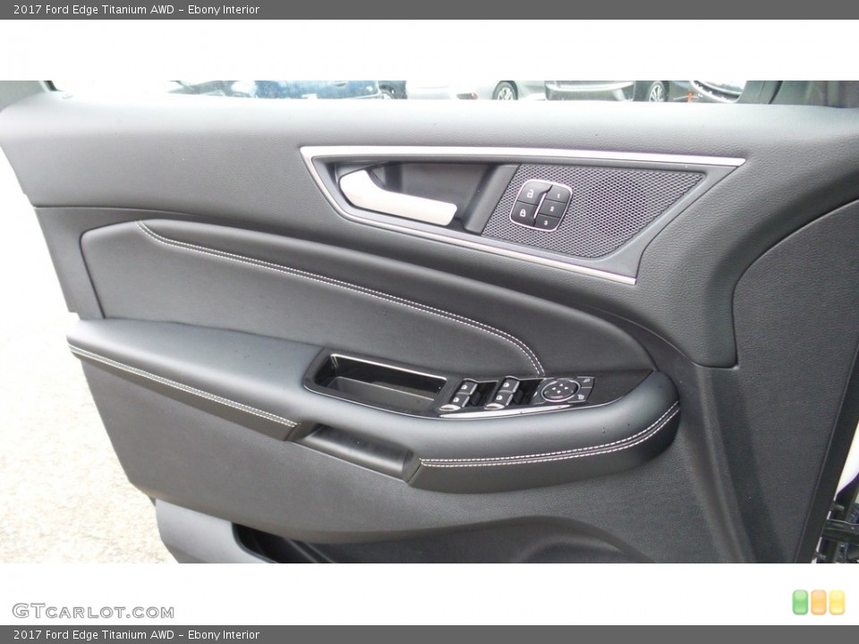 Ebony Interior Door Panel for the 2017 Ford Edge Titanium AWD #118076586