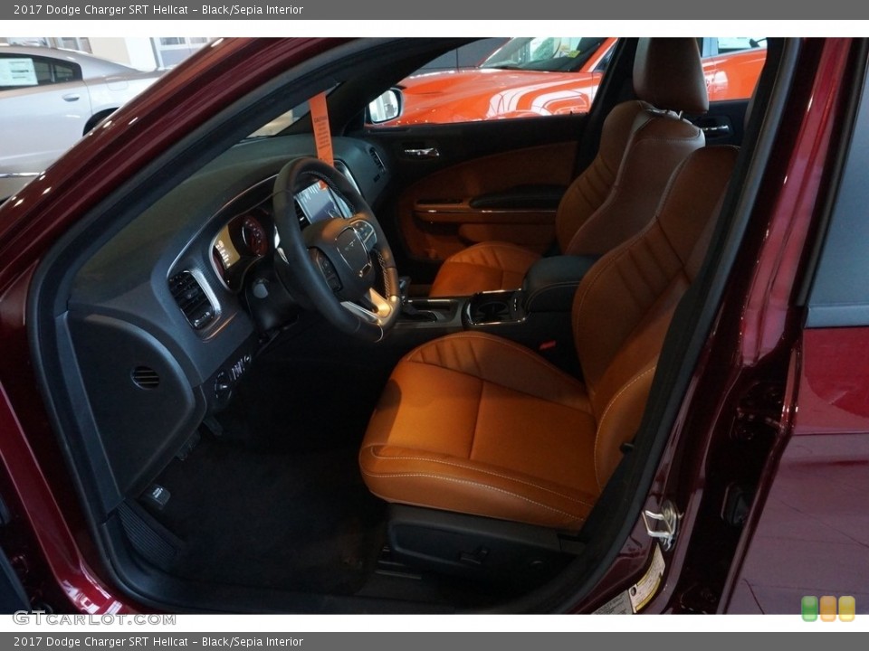 Black/Sepia 2017 Dodge Charger Interiors