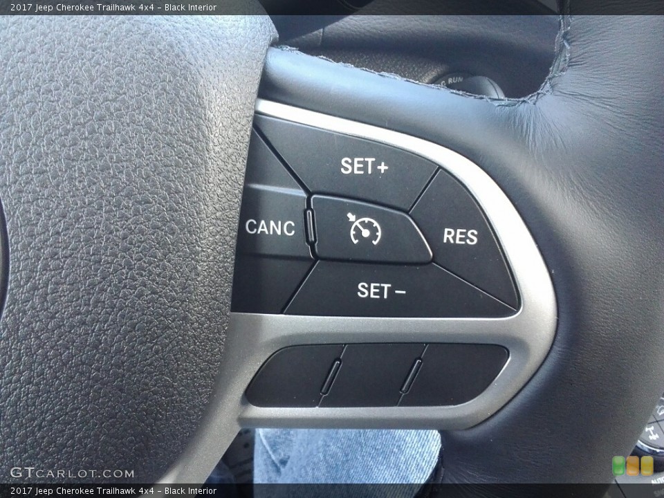 Black Interior Controls for the 2017 Jeep Cherokee Trailhawk 4x4 #118077762