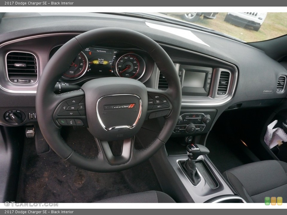 Black Interior Dashboard for the 2017 Dodge Charger SE #118077798