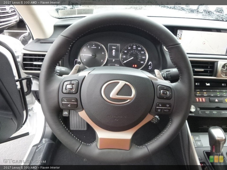 Flaxen Interior Steering Wheel for the 2017 Lexus IS 300 AWD #118085430