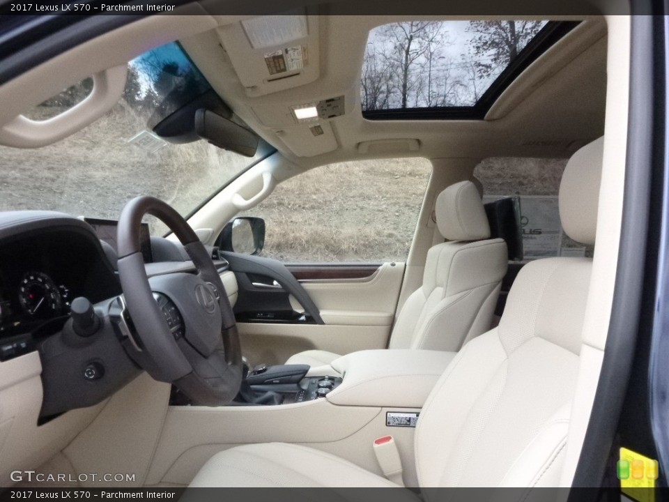 Parchment Interior Front Seat for the 2017 Lexus LX 570 #118085583