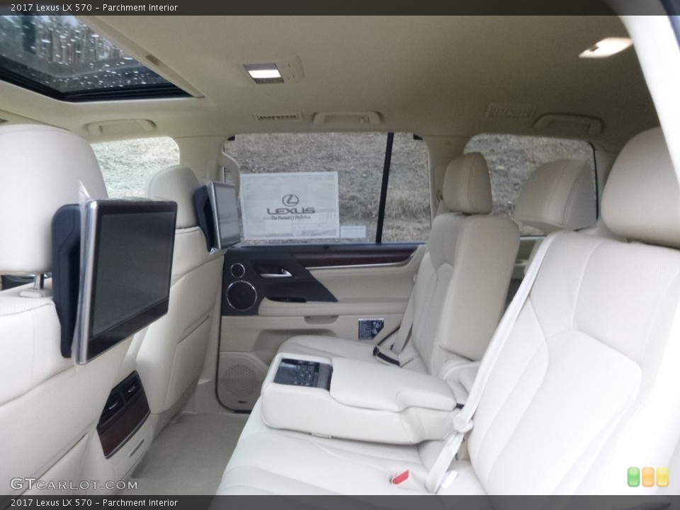 Parchment Interior Rear Seat for the 2017 Lexus LX 570 #118085598
