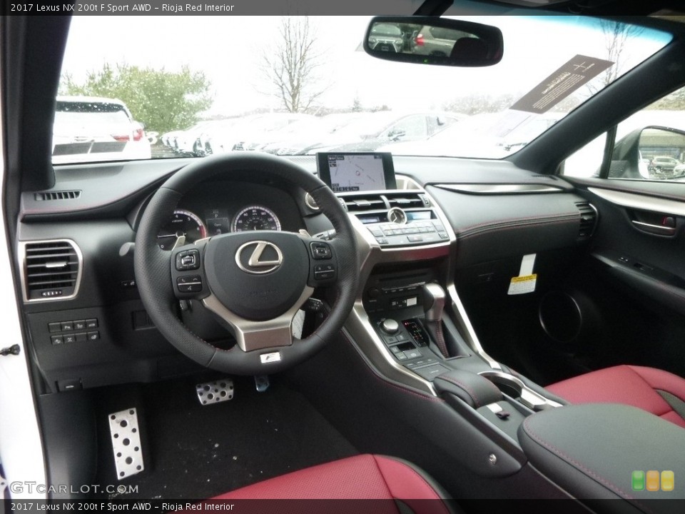 Rioja Red Interior Photo for the 2017 Lexus NX 200t F Sport AWD #118087413