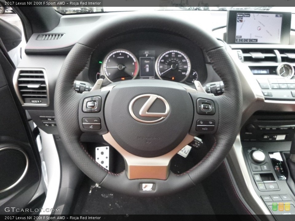 Rioja Red Interior Steering Wheel for the 2017 Lexus NX 200t F Sport AWD #118087473