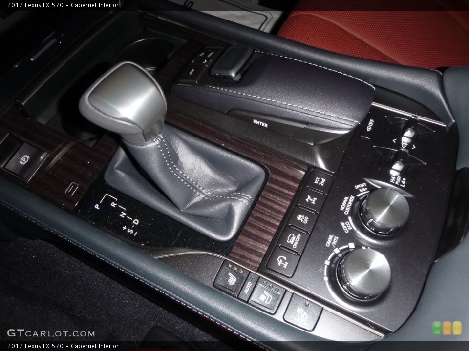 Cabernet Interior Transmission for the 2017 Lexus LX 570 #118088298