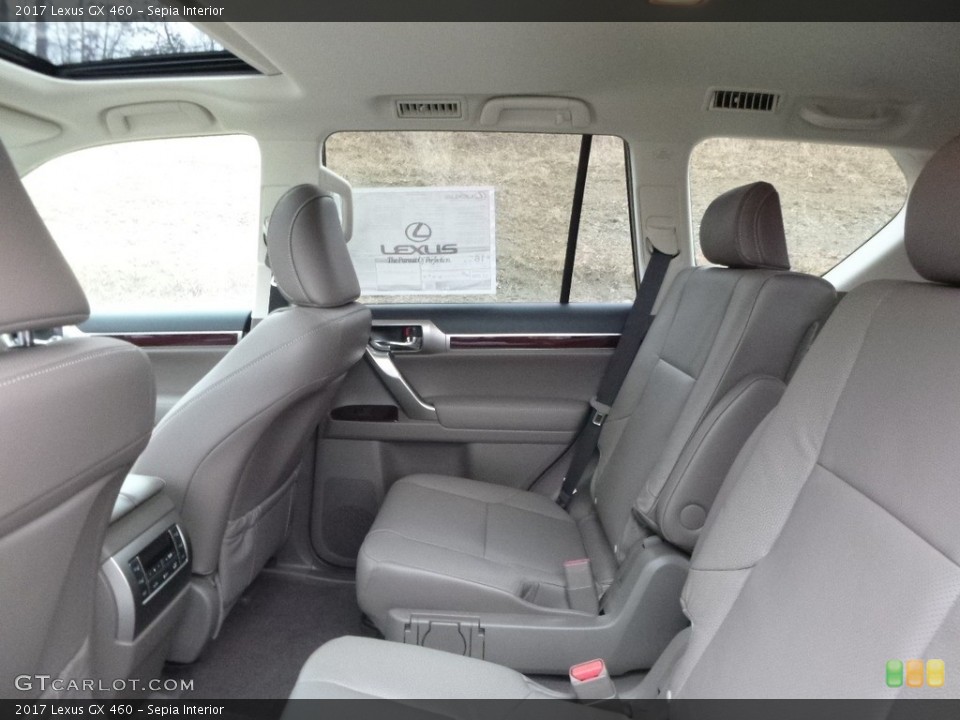 Sepia Interior Rear Seat for the 2017 Lexus GX 460 #118088703