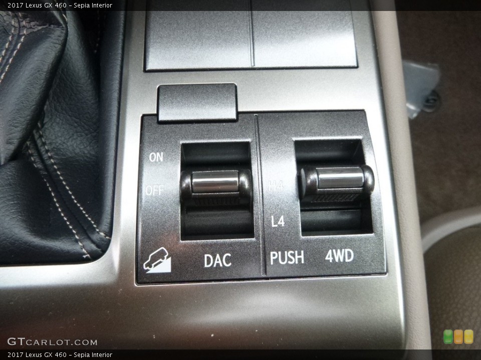 Sepia Interior Controls for the 2017 Lexus GX 460 #118088814