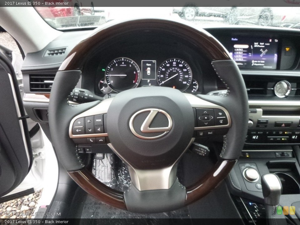 Black Interior Steering Wheel for the 2017 Lexus ES 350 #118089015