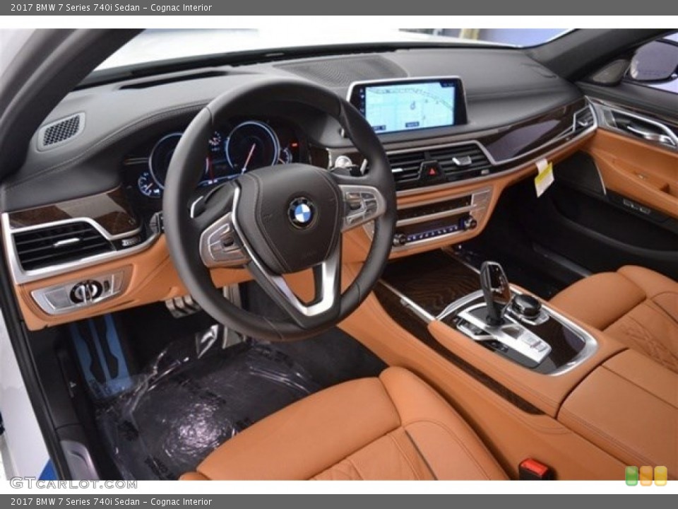 Cognac Interior Photo for the 2017 BMW 7 Series 740i Sedan #118089585
