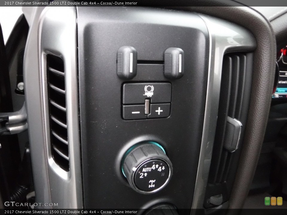 Cocoa/­Dune Interior Controls for the 2017 Chevrolet Silverado 1500 LTZ Double Cab 4x4 #118091382
