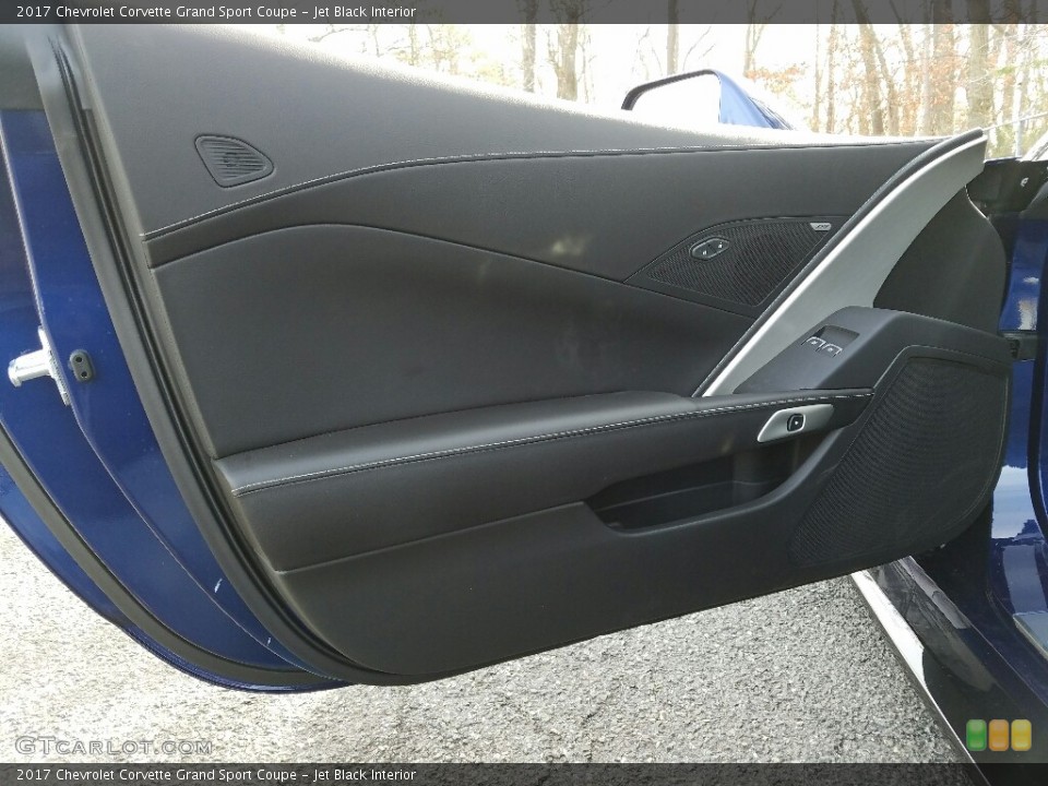Jet Black Interior Door Panel for the 2017 Chevrolet Corvette Grand Sport Coupe #118099848