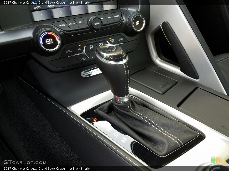 Jet Black Interior Transmission for the 2017 Chevrolet Corvette Grand Sport Coupe #118099905