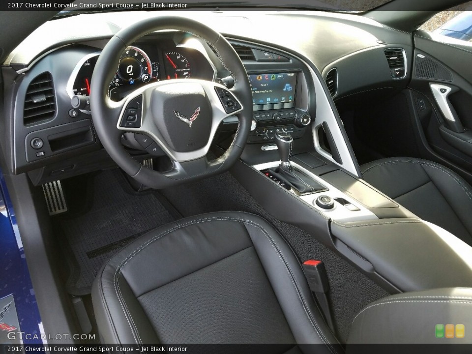 Jet Black Interior Photo for the 2017 Chevrolet Corvette Grand Sport Coupe #118099941
