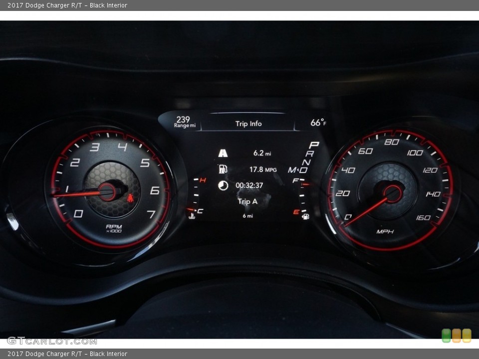 Black Interior Gauges for the 2017 Dodge Charger R/T #118103346