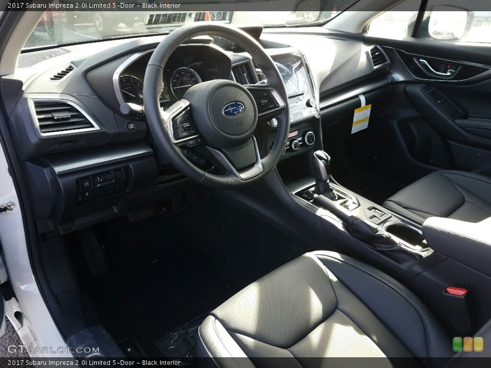 Black Interior Front Seat for the 2017 Subaru Impreza 2.0i Limited 5-Door #118103391