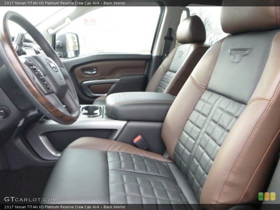 Black Interior Photo for the 2017 Nissan TITAN XD Platinum Reserve Crew Cab 4x4 #118105557