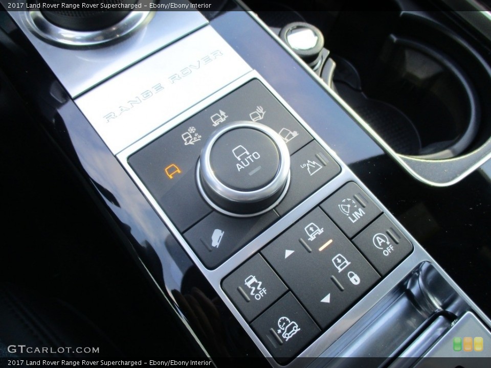 Ebony/Ebony Interior Controls for the 2017 Land Rover Range Rover Supercharged #118108698