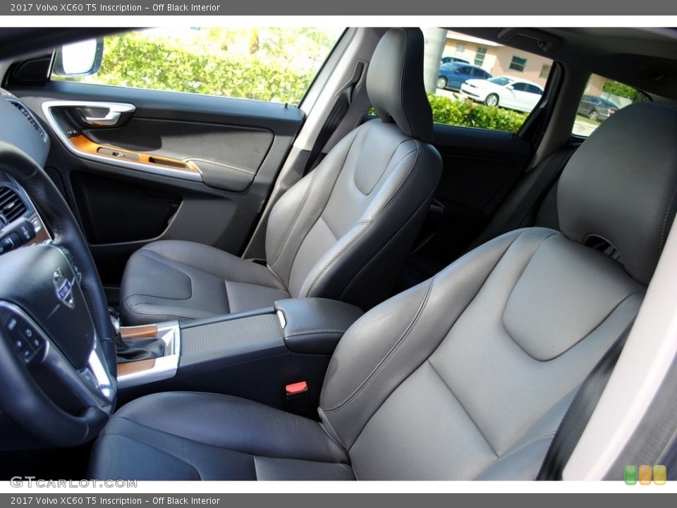Off Black Interior Front Seat for the 2017 Volvo XC60 T5 Inscription #118111557