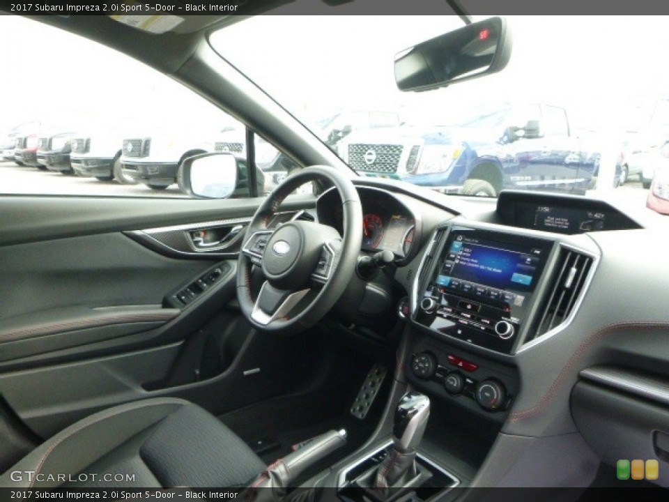 Black Interior Dashboard for the 2017 Subaru Impreza 2.0i Sport 5-Door #118111608