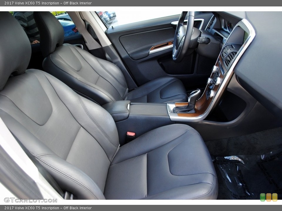 Off Black Interior Front Seat for the 2017 Volvo XC60 T5 Inscription #118111632