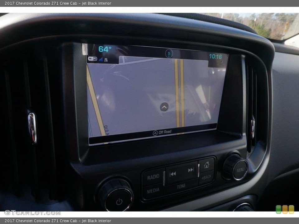 Jet Black Interior Navigation for the 2017 Chevrolet Colorado Z71 Crew Cab #118114374