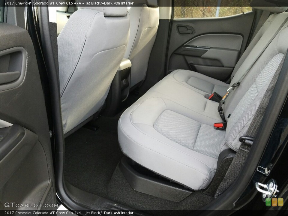 Jet Black/­Dark Ash Interior Rear Seat for the 2017 Chevrolet Colorado WT Crew Cab 4x4 #118122594