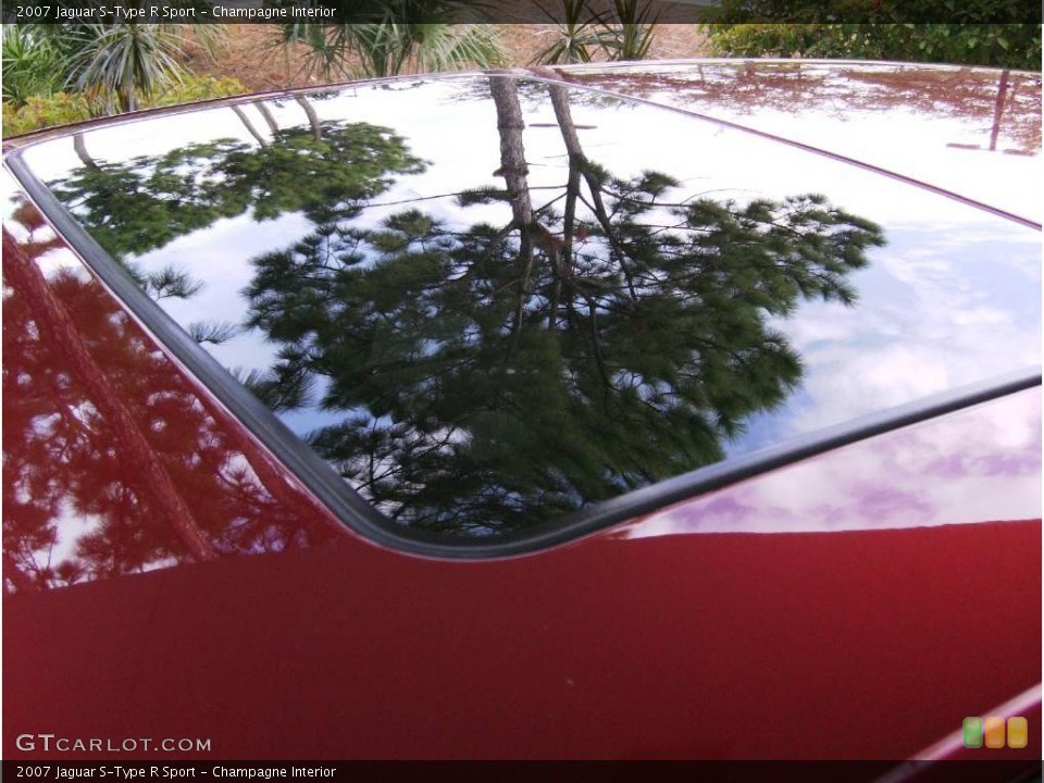 Champagne Interior Sunroof for the 2007 Jaguar S-Type R Sport #1181243