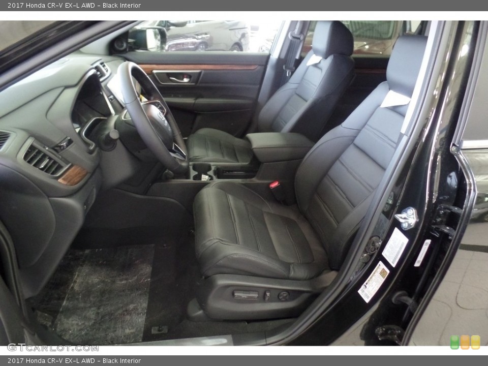 Black Interior Front Seat for the 2017 Honda CR-V EX-L AWD #118124396