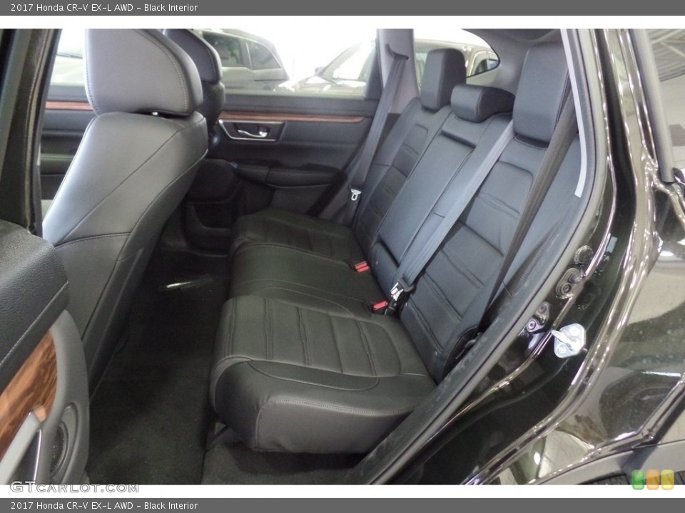 Black Interior Rear Seat for the 2017 Honda CR-V EX-L AWD #118124426