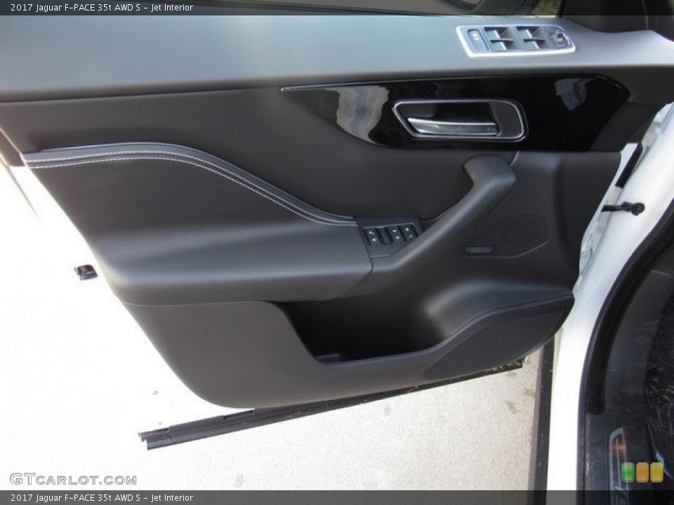 Jet Interior Door Panel for the 2017 Jaguar F-PACE 35t AWD S #118124642
