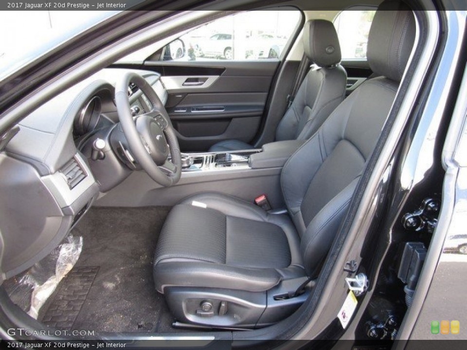 Jet Interior Photo for the 2017 Jaguar XF 20d Prestige #118126301