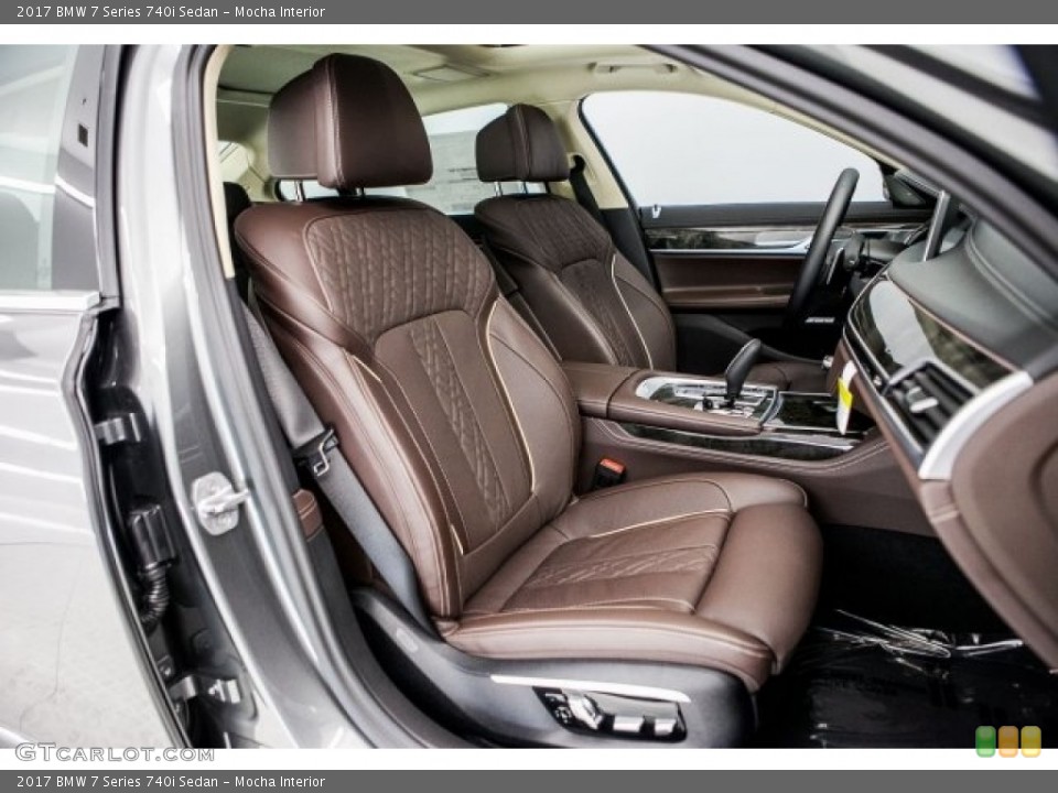 Mocha Interior Photo for the 2017 BMW 7 Series 740i Sedan #118127419