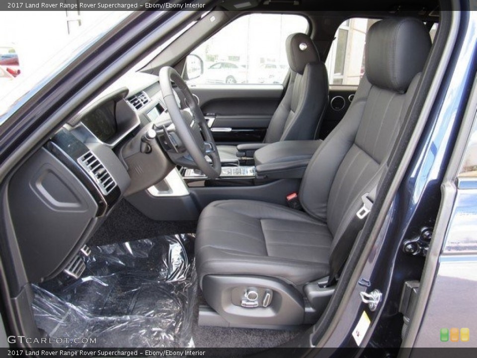 Ebony/Ebony Interior Photo for the 2017 Land Rover Range Rover Supercharged #118129880