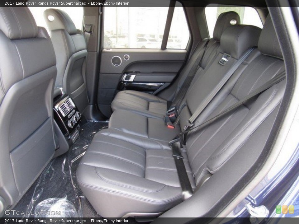 Ebony/Ebony Interior Rear Seat for the 2017 Land Rover Range Rover Supercharged #118129913