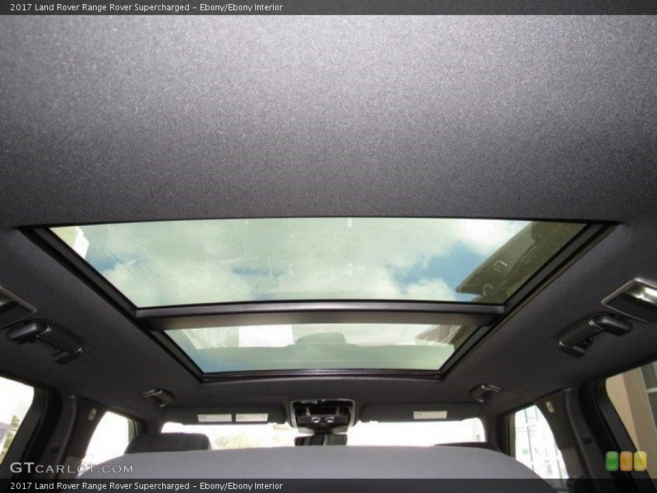 Ebony/Ebony Interior Sunroof for the 2017 Land Rover Range Rover Supercharged #118130135