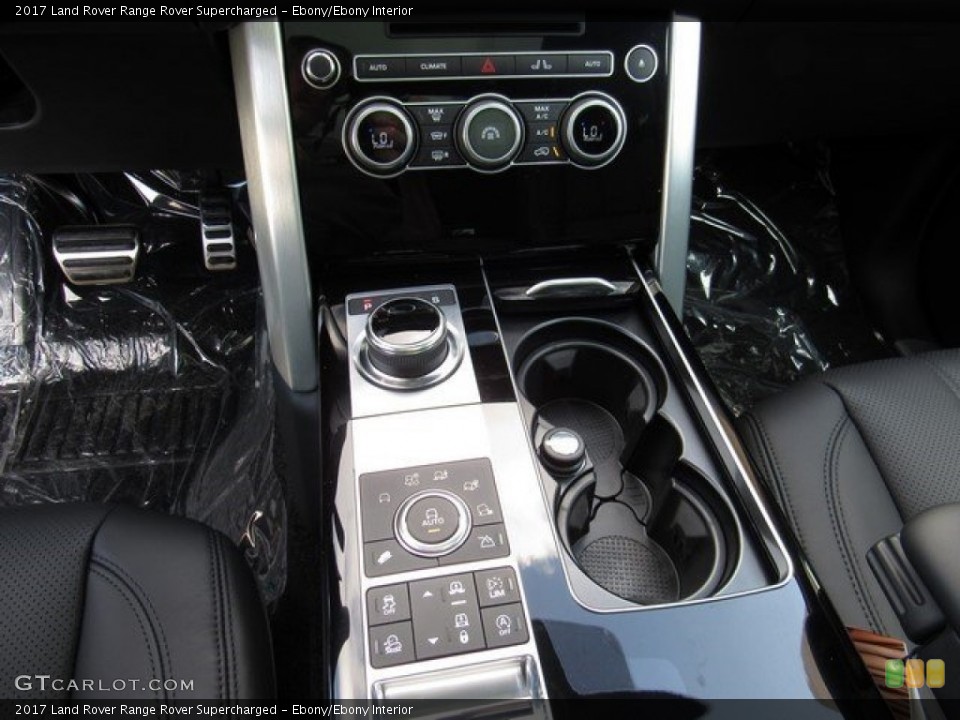 Ebony/Ebony Interior Controls for the 2017 Land Rover Range Rover Supercharged #118130171