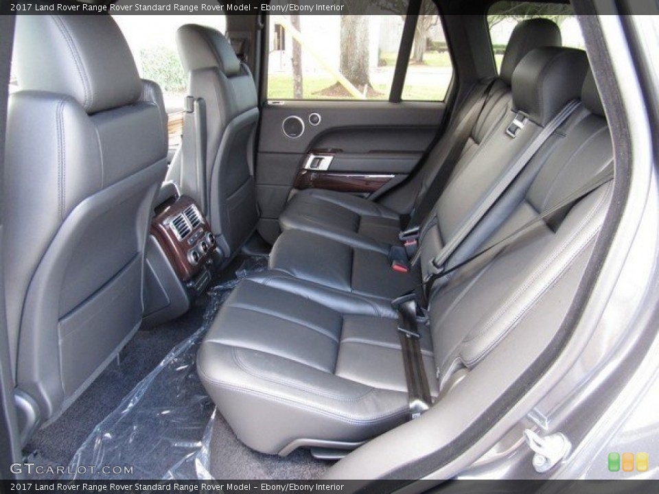 Ebony/Ebony Interior Rear Seat for the 2017 Land Rover Range Rover  #118130690
