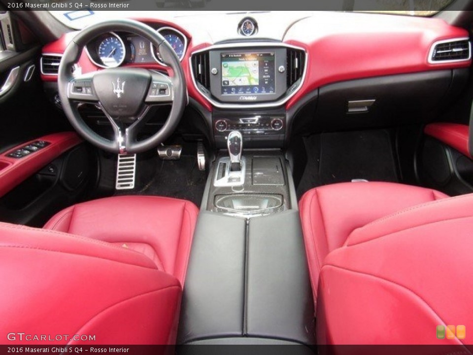 Rosso Interior Dashboard for the 2016 Maserati Ghibli S Q4 #118132436