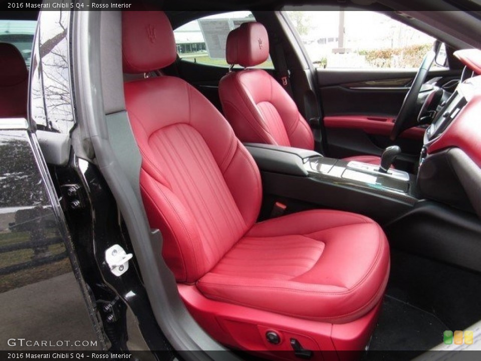 Rosso Interior Front Seat for the 2016 Maserati Ghibli S Q4 #118132478