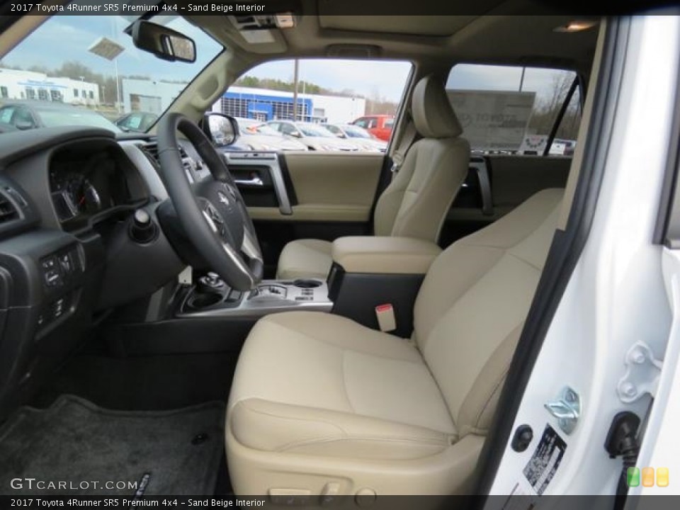 Sand Beige Interior Photo for the 2017 Toyota 4Runner SR5 Premium 4x4 #118133889