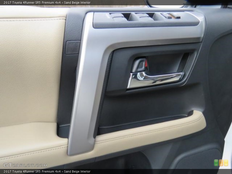Sand Beige Interior Door Panel for the 2017 Toyota 4Runner SR5 Premium 4x4 #118133901