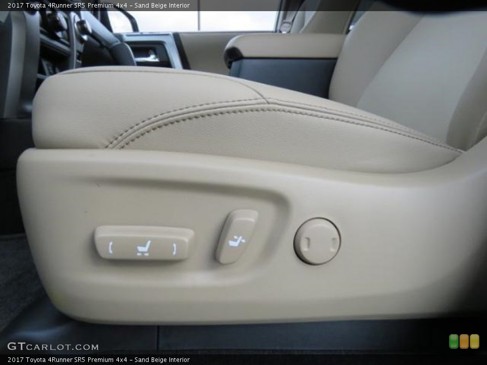 Sand Beige Interior Front Seat for the 2017 Toyota 4Runner SR5 Premium 4x4 #118133919