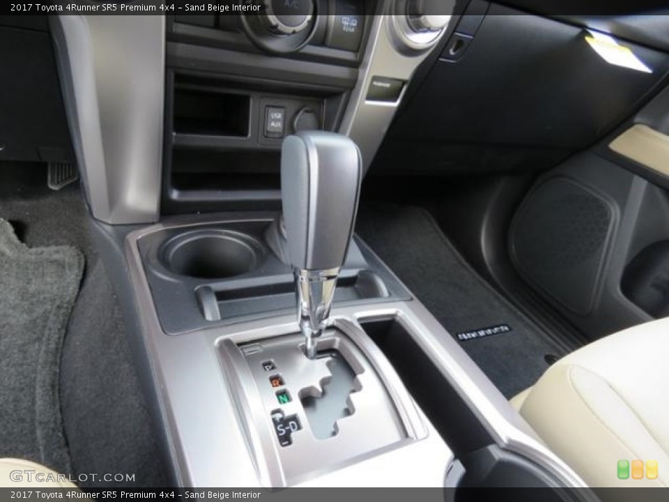 Sand Beige Interior Transmission for the 2017 Toyota 4Runner SR5 Premium 4x4 #118134139