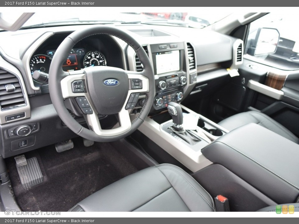 Black Interior Photo for the 2017 Ford F150 Lariat SuperCrew #118136400