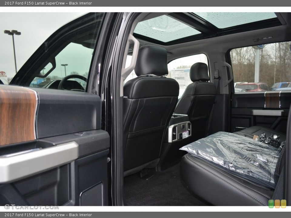 Black Interior Rear Seat for the 2017 Ford F150 Lariat SuperCrew #118136424